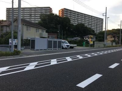 初月賃料無料のバイクボックス王禅寺東店の写真