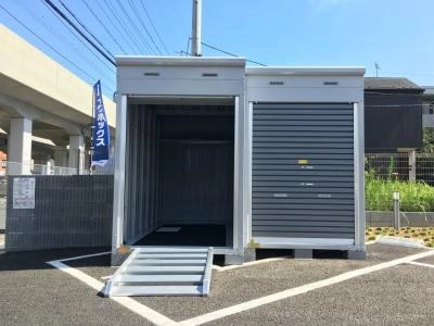 初月賃料無料のバイクボックス蒲生駅西口店の写真