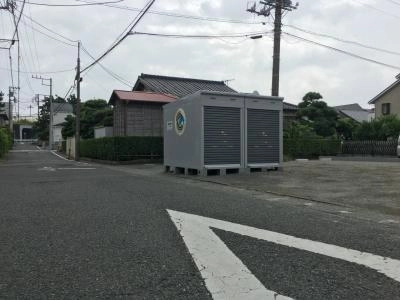 初月賃料無料のバイクボックス大磯店の写真